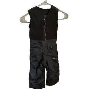 Arctix Black Snow Pants Ski Pants Winter Snow Size 2T Bib